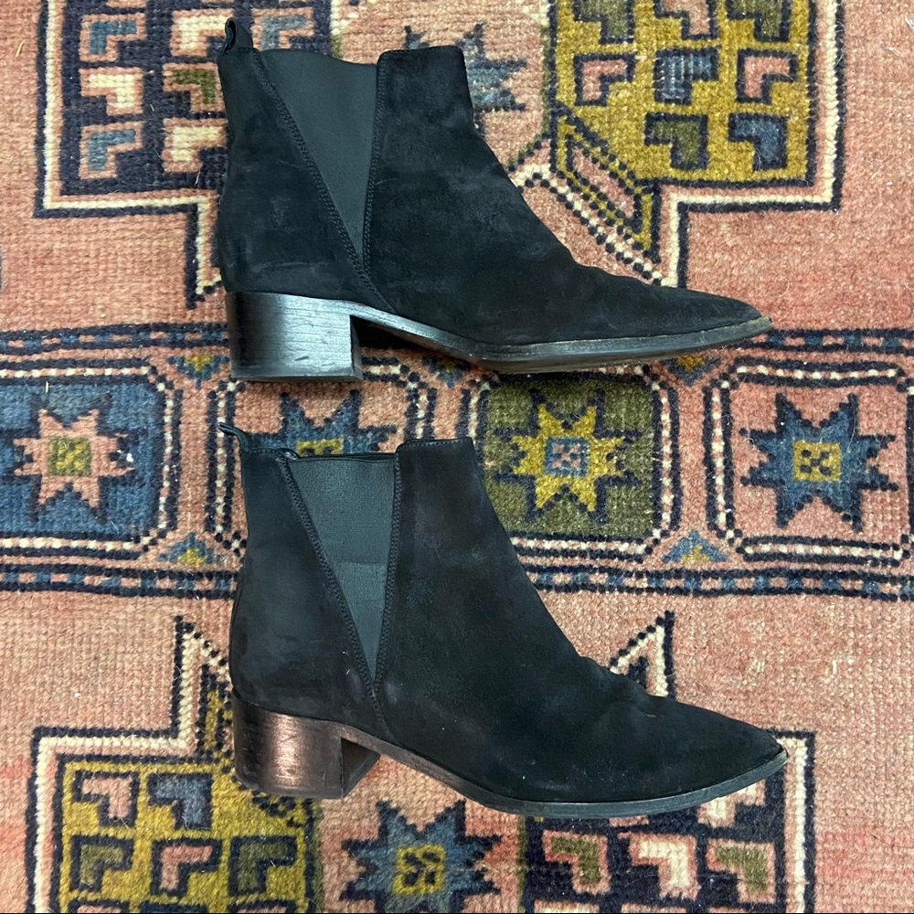 Acne Jensen black suede boots. 36/6.